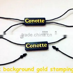 Factory Custom Black Plastic Hang Tag/string Seal With Logo Printing for Sale thumbnail-5