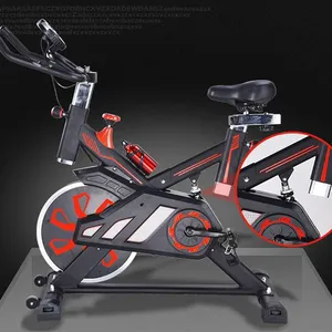 Hot Sale Gym Equipment Magnetic Red Indoor Exercise Fit Spinning Bike thumbnail-2