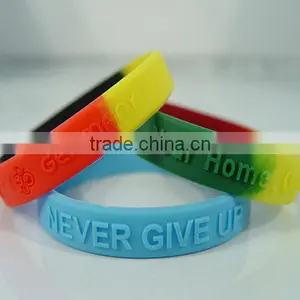 Custom Logo One Direction Silicone Bracelets thumbnail-1