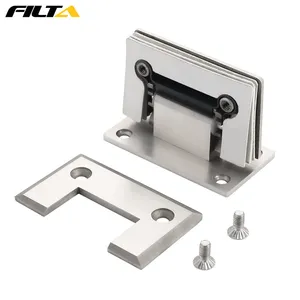 Stainless Steel Balustrades & Handrails Shower Glass Door Frameless Glass Hinge Glass Clamp Glass Clip Glass Holder thumbnail-1
