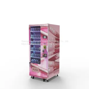 Automatic Customer ID Card Reader Vending Machine For Nail Polish and Lashes Cosmetic Products thumbnail-4