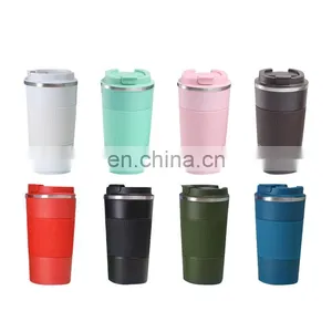 Cheap Price Factory Insulated Thermal Coffee Mug Travel Stainless Steel Tumbler Cup Coffee Mugs With Lid thumbnail-2