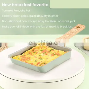 Japanese Hotel All Purpose Fried Omelette Big Coating Iron Egg Kitchen Sauce Cooking Pancake Non Stick Pan thumbnail-5
