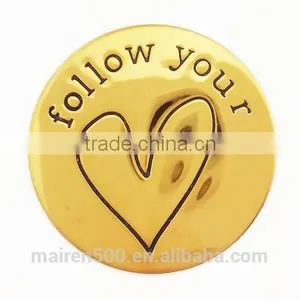 22.5mm Gold Antiqued Floating Stamped Plates for 30mm Floating Lockets thumbnail-1