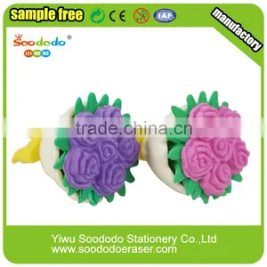 3D Bouquet Shaped Creative Eraser Wholesale thumbnail-1