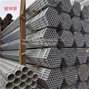 Yunnan Galvanized Steel Pipe Wholesale Q235 Hot Dip Galvanized Steel Pipe Greenhouse Vegetable Steel Pipe Specifications Are Complete thumbnail-2