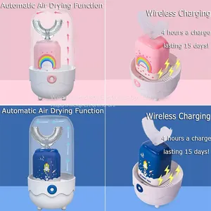 Electric Automatic Toothbrush U Type Kids Children Electronic Toothbrushes By Weiqi thumbnail-4