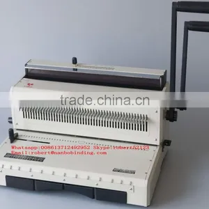 NanBo ET8809 Lower Price Factory Twin Ring Binding Machine, Twin Spiral Binding Machine thumbnail-3