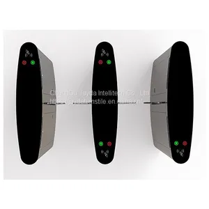 Retractable Barrier Wing Optical Turnstile/ Automatic Flap Turnstile Gate/ Flap Gate Optical Turnstile thumbnail-2