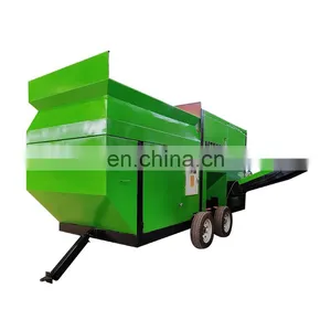 Waste Management Equipment Compost Small Mobile Rotary Sand Gravel Gold Tumbler Trommel Price thumbnail-1