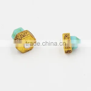 High Quality Imitation Stone Silver Ear Studs thumbnail-3