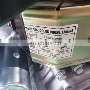 Hot Sale 10HP Single Cylinder Diesel Engine With Electric Starter 186FA thumbnail-2