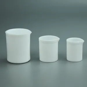 PTFE Pure White Beaker Can be Heated on a Hot Plate Can be Equipped With a Lid thumbnail-1