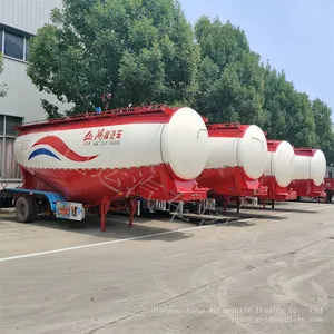 Powder Material Semi-trailer, Cement Tank Truck Special Semi-trailer thumbnail-3