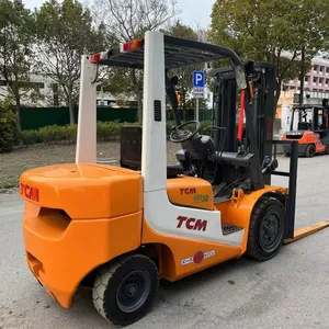 Used Komatsu Japanese Used Forklift 3 Tons Diesel FD30 for Sale Property for Sale in Shanghai Yard thumbnail-1