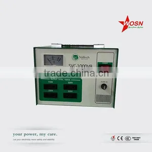 160-240V to 220V AC Single Phase Approve Portable 1000W Automatic Voltage Regulator thumbnail-2