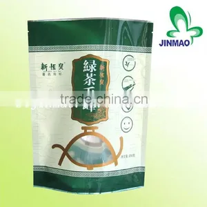 Stand up Shape Tea Packaging Bags Aluminum Foil Material thumbnail-1