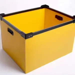 PP Stackable Box, Corrugated Plastic Frame Box – Reusable Turnover Packaging thumbnail-2