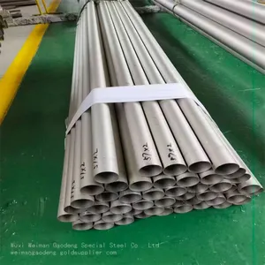 Seamless Titanium Pipe 17mm OD Chemical High Precision Titanium Seamless Pipe 6m Length Pickled Surface thumbnail-3