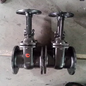 GOST DN80 DN150 PN16 Cast Iron Carbon Steel WCB Flange Gate Valve Metal Seal Water Industrial Gate Valves thumbnail-6