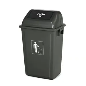 Large Capacity Wheeled Dustbin – 300L, Galvanized Steel Frame & Smooth-Rolling Casters thumbnail-1