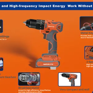 Powerful MECTE M-DD4-10 Electric Drill - 450W, Compact 10mm Drilling Machine thumbnail-3