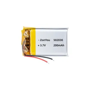 Wholesale 502030 Lipo Cells Lithium Polymer Batteries for Mini Electric Toys thumbnail-1