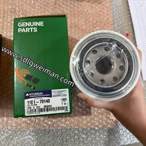 Hyundai Excavator Parts Genuine 11E1-70140 FILTER-OIL for R210LC7 R210LC3 R220-9S R225-7 R330LC9S R300LC9S in Stock thumbnail-1