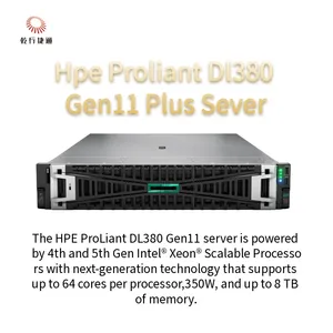 HPE DL380 Gen11 Plus Proliant Rack Server With Xeon Processor 32/64GB Memory thumbnail-1