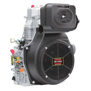 Factory 18HP 1105F Air Cooled Single Cylinder Diesel Engine 4 Stroke Vertical Diesel Power Engine With Electric Start thumbnail-3