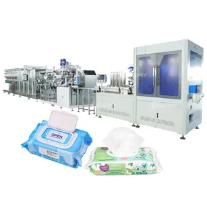 Full Automatic 12 Lanes Twin Rolls Wet Wipes Making Machine thumbnail-4