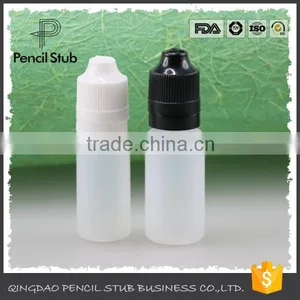 10ml Plastic Dropper Bottle PE Ejuice Bottle 15ml 30ml Long Tip Child Safety Cap thumbnail-1