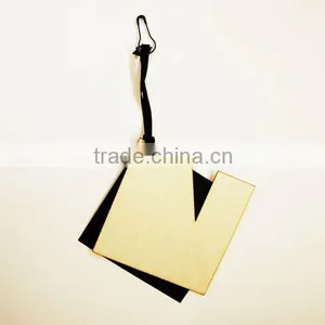Good Quality Laser Cut Wooden Hang Tag thumbnail-1