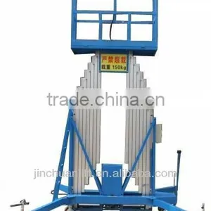 Double Mast Aluminum Scissor Lift / Lifting Platform thumbnail-1