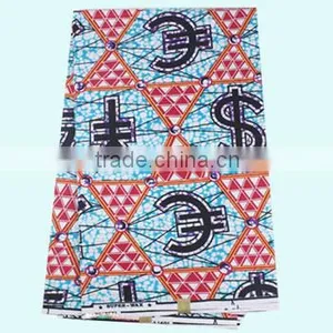 Guaranteed African Real Wax Design 100% Cotton Wax Fabric RW02 thumbnail-1