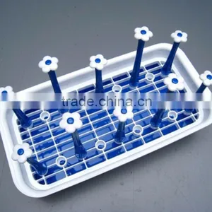 Plastic Cup Holders and Dish Flower Baby Bottle Drying thumbnail-1