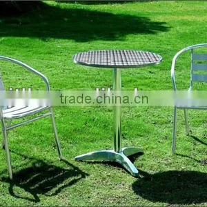 Aluminium Bistro Table And Chair Set thumbnail-1
