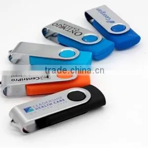 Logo Printed Black USB-Stick Twister Flash Memory USB Gifts thumbnail-5