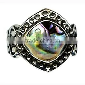 Ocean Beach Summer Ring Fashionable Ring Jewelry - Ocean Life Co Beach Wedding SEA SHELL Ring thumbnail-1
