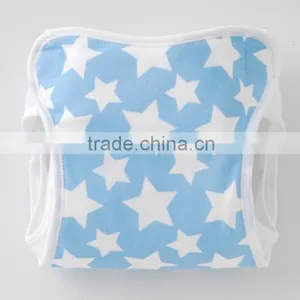 Made in Japan Products High Quality New Design Baby Diaper Cute Polka Dot and Star Pattern Cloth Diaper Cover for Boys thumbnail-4