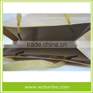 Customized Snowflake Recycable Paper Shopping/Gift Bag With Handle thumbnail-2