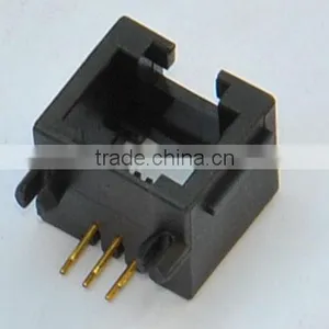 Side Entry RJ11 Telephone Modular Jack/Connector thumbnail-1