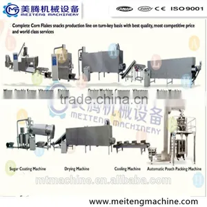 Automatic Corn Flakes/Breakfast Cereals Machine/Extruder/Processing Lines thumbnail-3