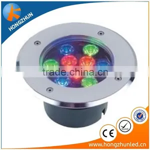 IP66 Low Voltage 12V/24v 9w RGB Inground Led Lights thumbnail-1