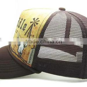 Printed Design Customize 5 Panel Mesh Trucker Baseball Cap and Hats thumbnail-5
