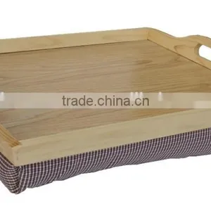 Wooden Tray With Fabric thumbnail-1