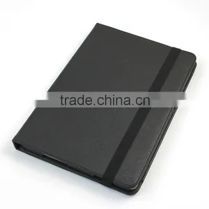 2014 Hot Sale BLACK Leather Folio Cover for Asus TF201 10.1inch, Folio Smart Cover, Leather Case thumbnail-1