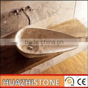 Hight Quality of White Stone Mini Wash Basin thumbnail-1
