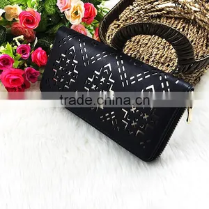 High Quality Wholesale New Fashion Black PU Embossed Women Wallet Famous Designer Brand Wallet thumbnail-3