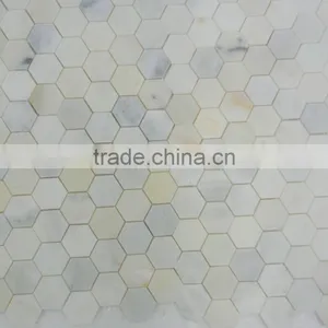 Wholesale Top Quality Natural White Marble Mosaic on Sale thumbnail-1